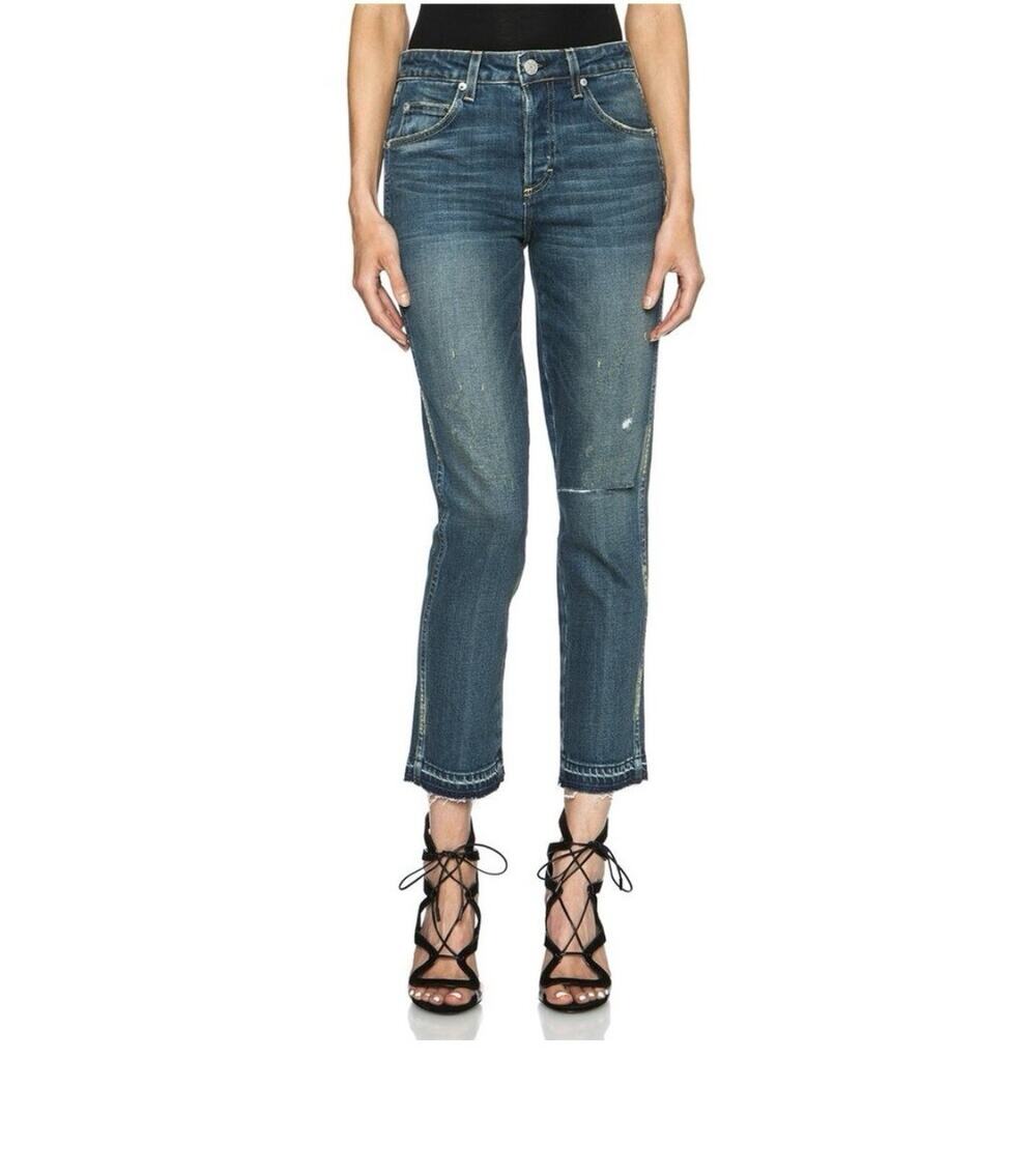 AMO Babe Jeans Dive Bar Destroy Sz 25 NWT